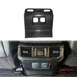 Real Carbon Fiber Rear Center Console A/C Vent Trim Cover for 2021+ Ford F-150