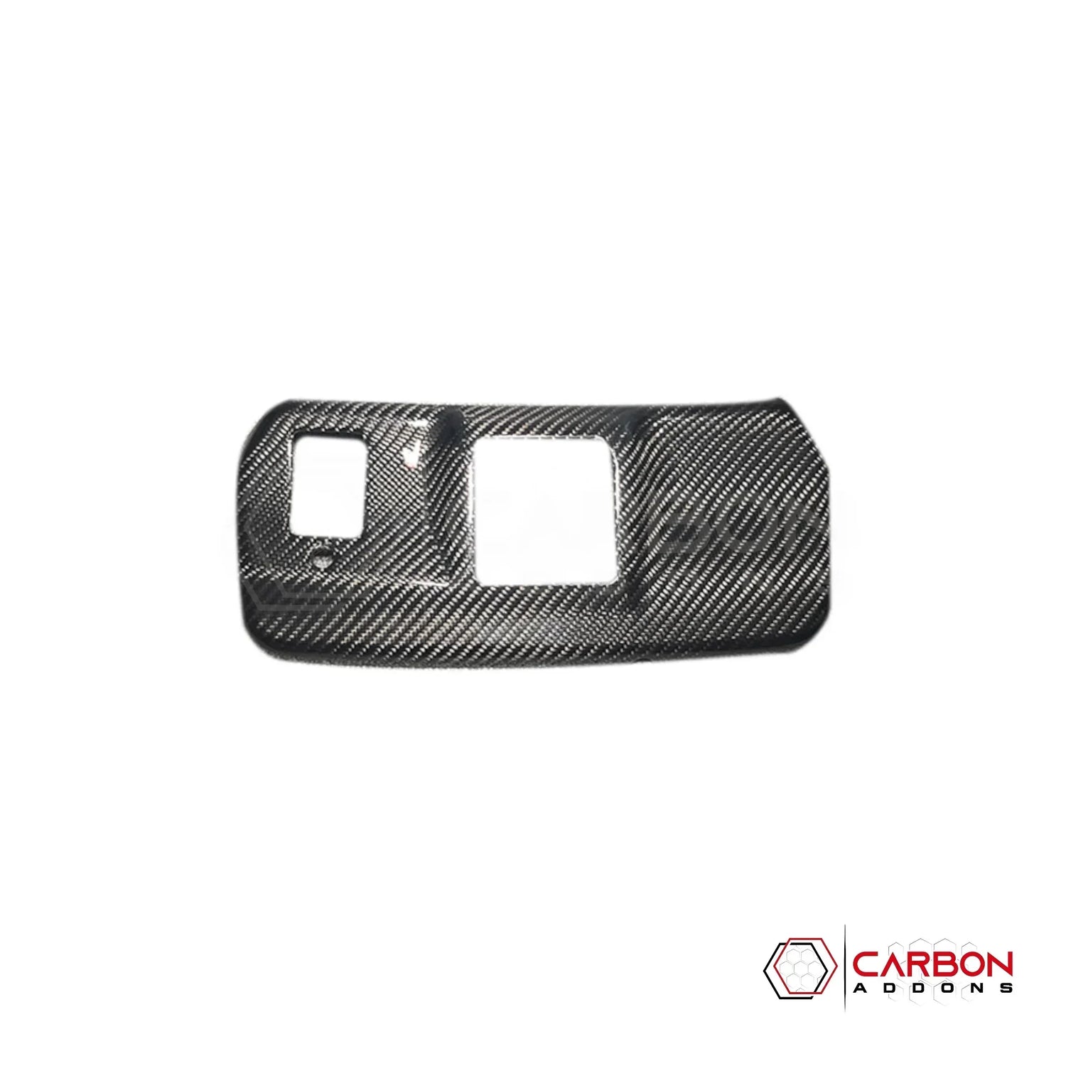 Real Carbon Fiber Rearview Mirror Base Trim Cover for 2021+ Ford F-150