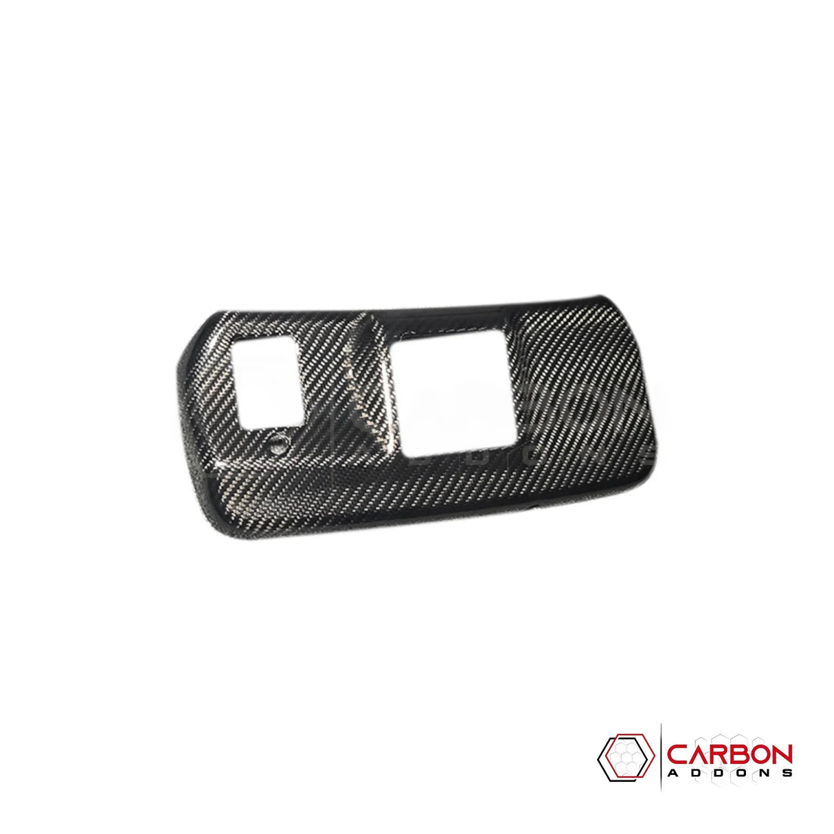 Real Carbon Fiber Rearview Mirror Base Trim Cover for 2021+ Ford F-150