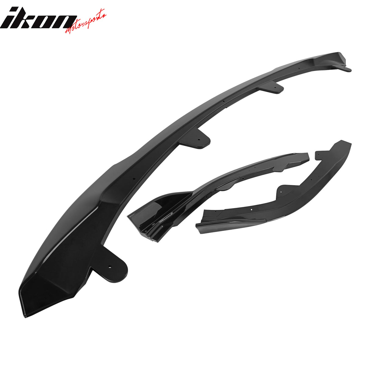 2022-2025 Toyota Corolla Auris 5-Door Gloss Black 3PC Front Bumper Lip