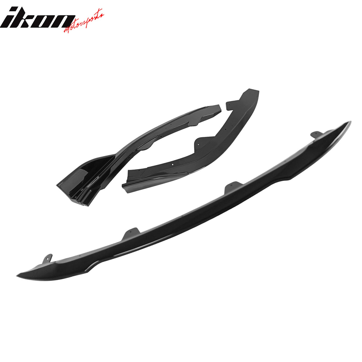 2022-2025 Toyota Corolla Auris 5-Door Gloss Black 3PC Front Bumper Lip