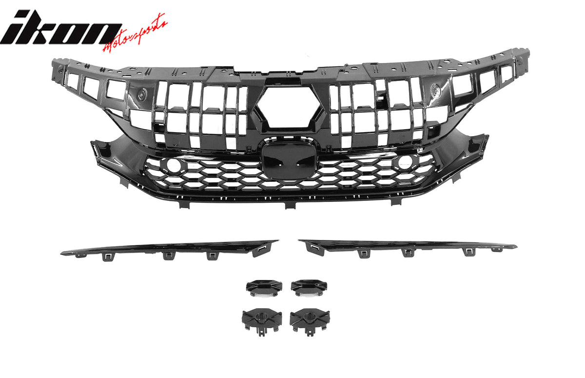 2008–2010 Subaru Impreza WRX Hatchback OE Style Front Grille ABS Replacement