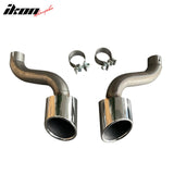 2022-2024 Honda Civic Sedan Rear Bumper Cover + Diffuser +Exhaust Pipe