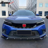 2022-2024 Civic Hatchback & SI OE Style Front Upper Grille Gloss Black