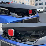 2022-2024 Civic Hatchback & SI OE Style Front Upper Grille Gloss Black