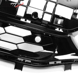 2022-2024 Honda Civic Sedan Grill Si Style Upper Grille Gloss Black AB