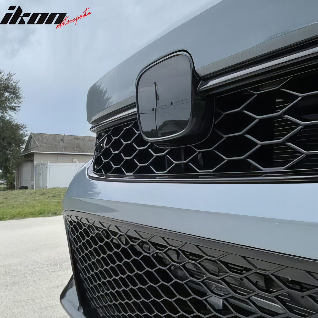 2022-2024 Honda Civic Sedan Grille Type R Style Car Grille Gloss Black