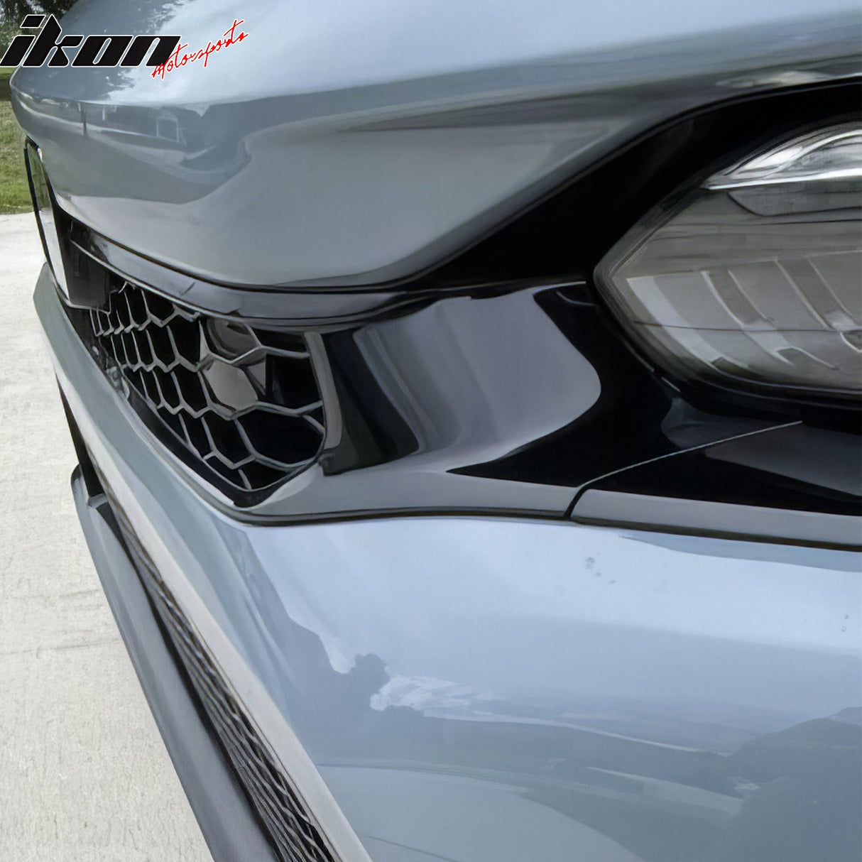 2022-2024 Honda Civic Sedan Grille Type R Style Car Grille Gloss Black