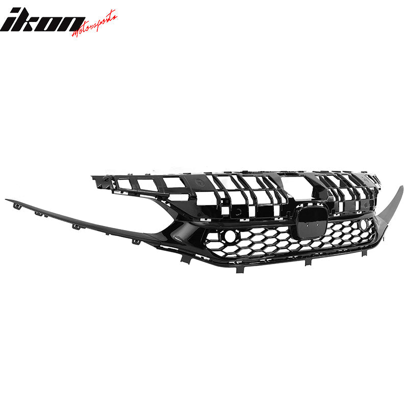 2022-2024 Honda Civic Sedan Grille Type R Style Car Grille Gloss Black