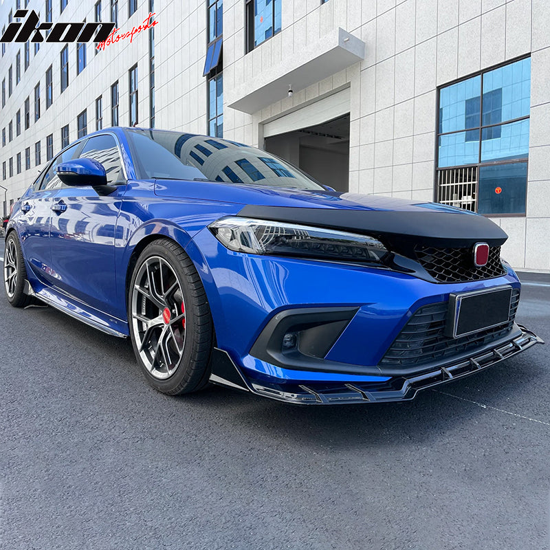 2022-2024 Honda Civic Hatchback Car Grill Type R Style Gloss Black ABS