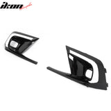 Fog Light Cover for Honda Civic 2022-2024 LED Turn Signal Matte Black ABS