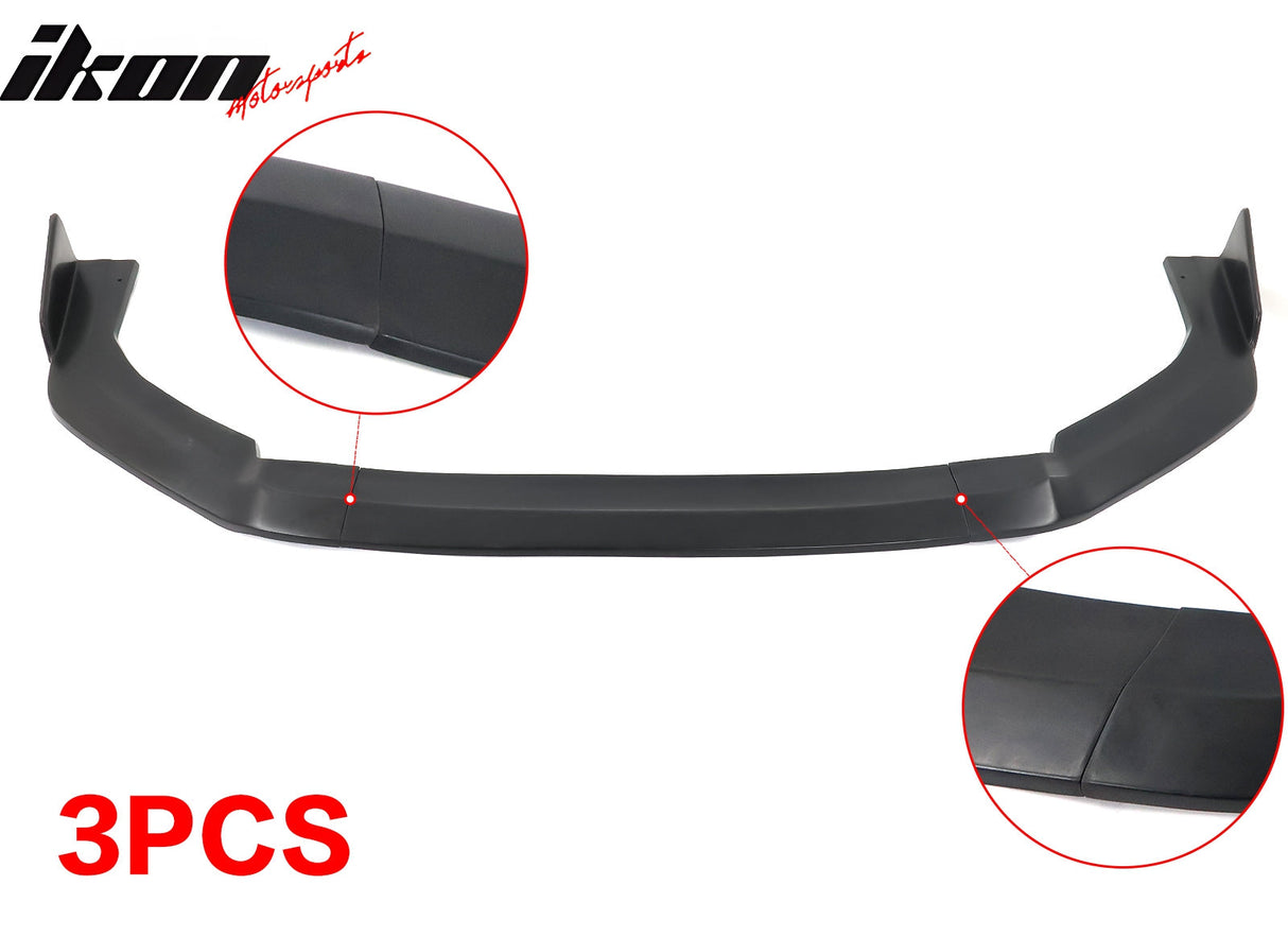 2022-2024 Honda Civic 4DR IKON Style Unpainted Front Bumper Lip PU