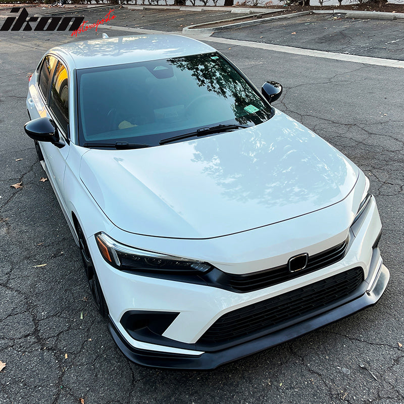 2022-2024 Honda Civic 11th Gen Front Lip IK2 Style Unpainted Black