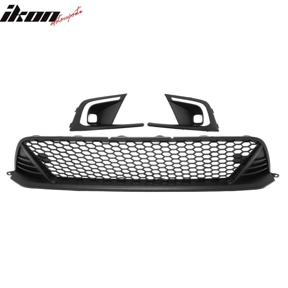 Grille for Honda Civic 2022-2024 Matte Black Type R LED Foglight Bezel ABS