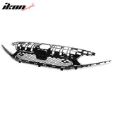 2022-2024 Honda Civic Sedan Rock Style Upper Grille Gloss Black ABS