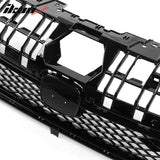 2022-2024 Honda Civic Sedan Rock Style Upper Grille Gloss Black ABS