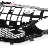 2022-2024 Honda Civic Sedan Rock Style Upper Grille Gloss Black ABS