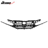 2022-2024 Honda Civic Sedan Rock Style Upper Grille Gloss Black ABS