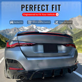 2022-2025 BMW G26 4-Series Gran Coupe i4 M4 Rear Spoiler Gloss Black