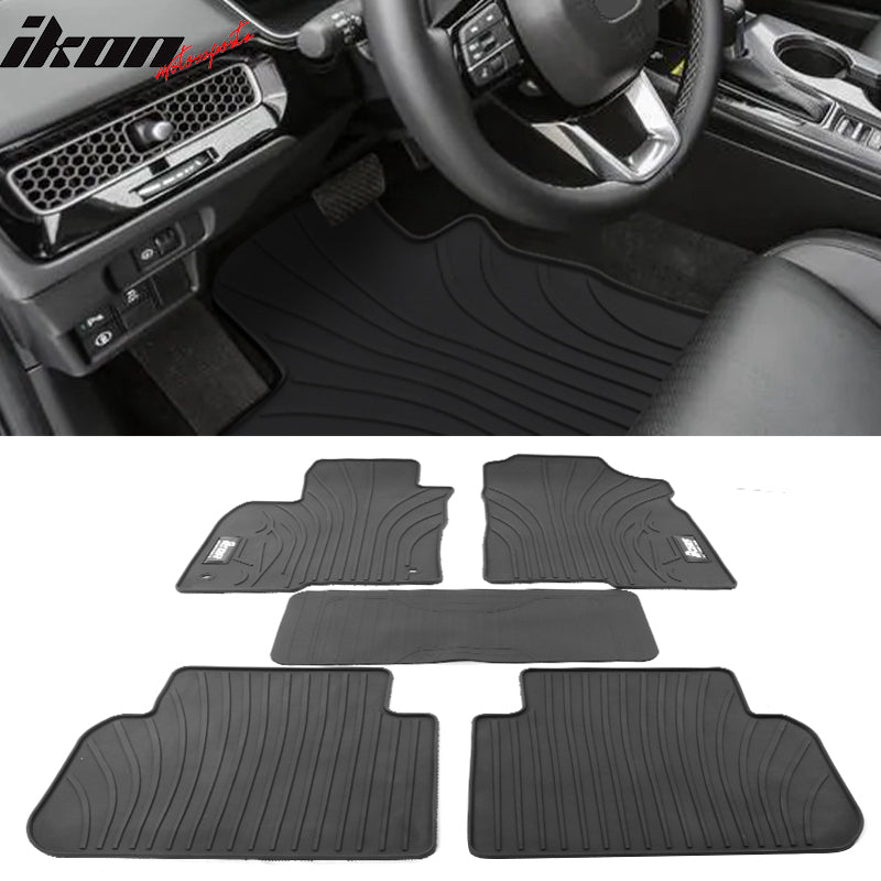 2022-2025 Honda Civic/Acura Integra Latex All Weather Black Floor Mat