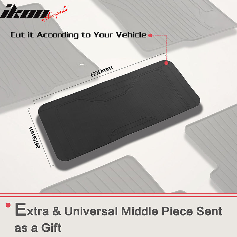 2022-2025 Honda Civic/Acura Integra Latex All Weather Black Floor Mat