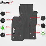 2022-2025 Honda Civic/Acura Integra Latex All Weather Black Floor Mat