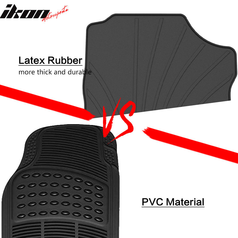 2022-2025 Honda Civic/Acura Integra Latex All Weather Black Floor Mat