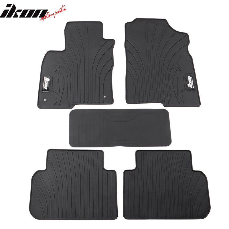 2022-2025 Honda Civic/Acura Integra Latex All Weather Black Floor Mat
