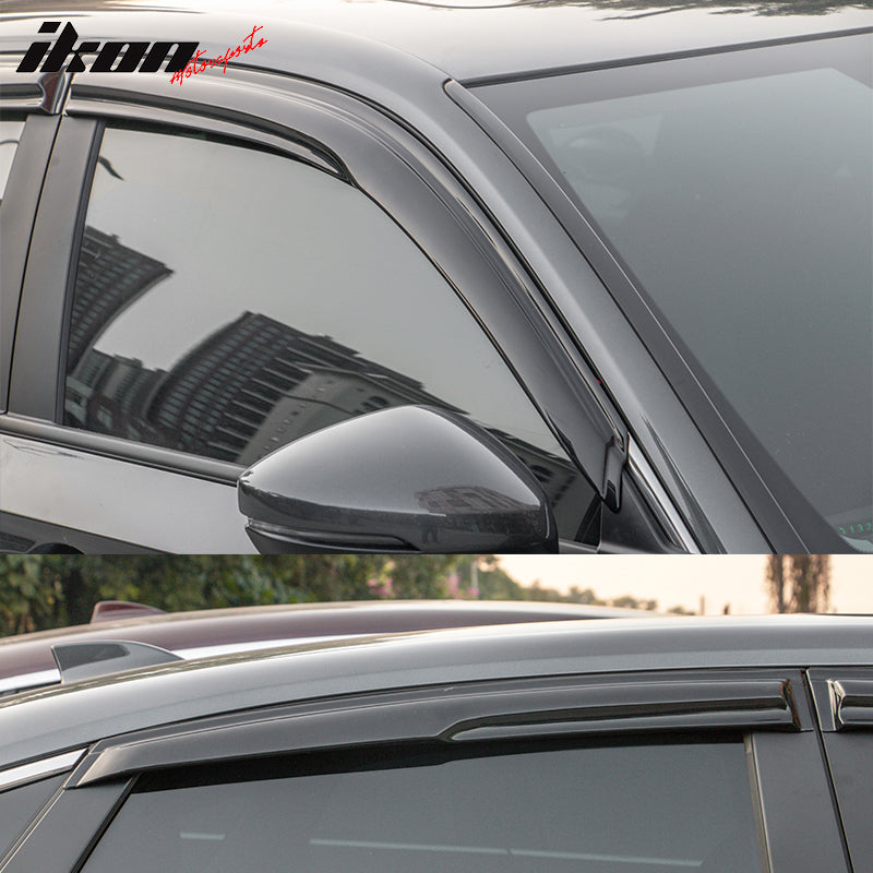 2022-2025 Honda Civic Mugen Style Smoke Tinted Window Visor Acrylic