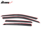 2022-2025 Honda Civic Sedan Window Visor Slim Smoke Tinted Acrylic