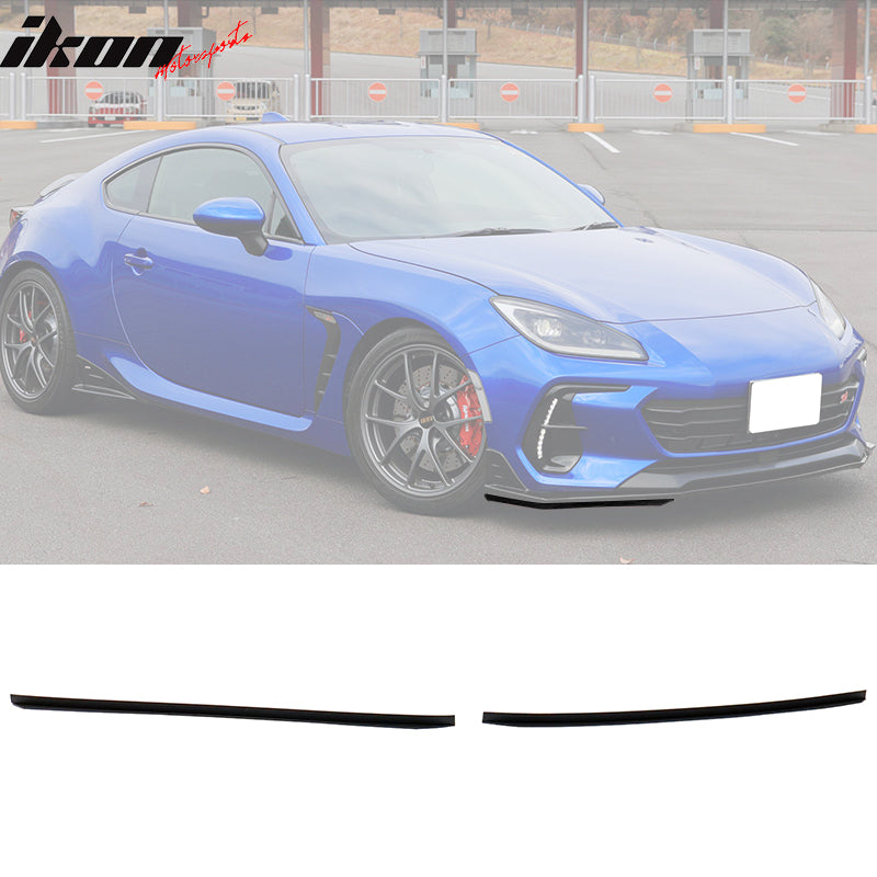 2022-2025 Subaru BRZ Coupe 2DR STI Front Lip + EPDM Lip Protector ABS