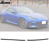 2022-2025 Subaru BRZ STI Style Black ABS Front Lip Cover Rear Apron