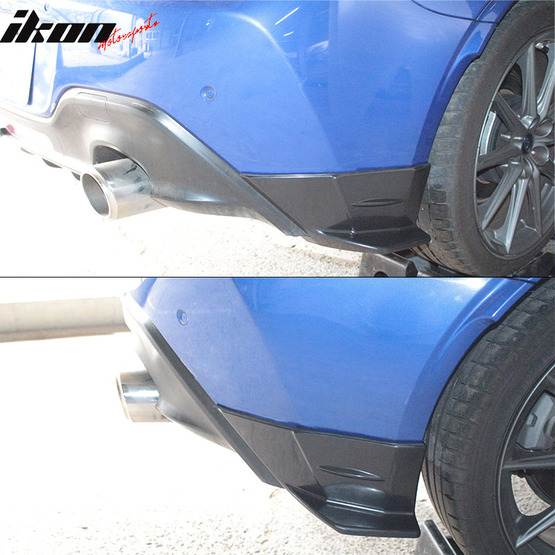 2022-2025 Subaru BRZ Toyota GR86 STI Style Rear Bumper Side Apron PP