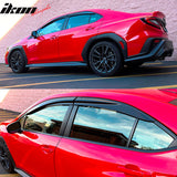 2022-2025 Subaru WRX 5th Mugen Style Window Visor Rain Wind Guard Vent