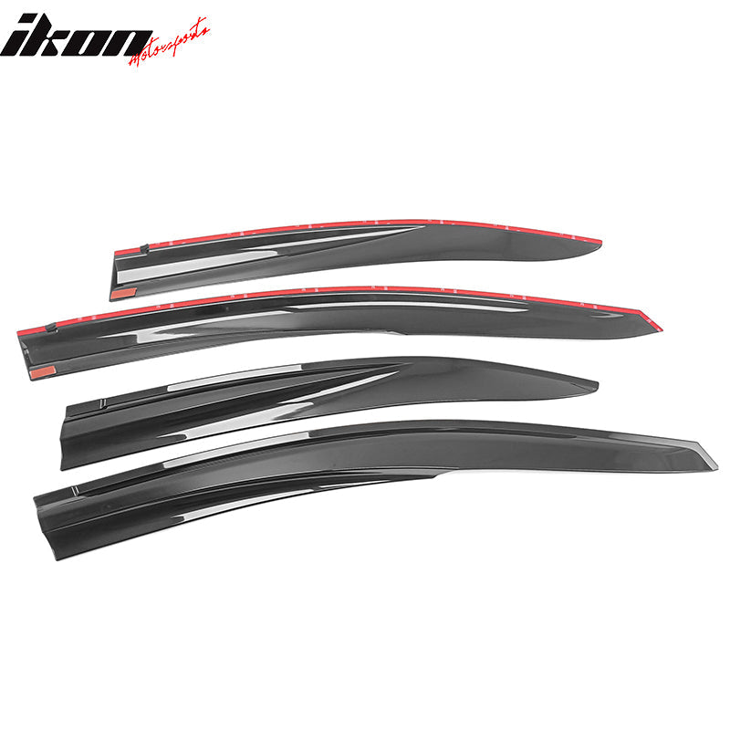 2022-2025 Subaru WRX 5th Mugen Style Window Visor Rain Wind Guard Vent
