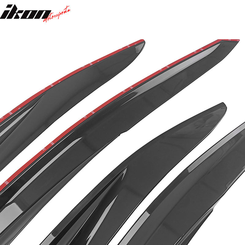 2022-2025 Subaru WRX 5th Mugen Style Window Visor Rain Wind Guard Vent