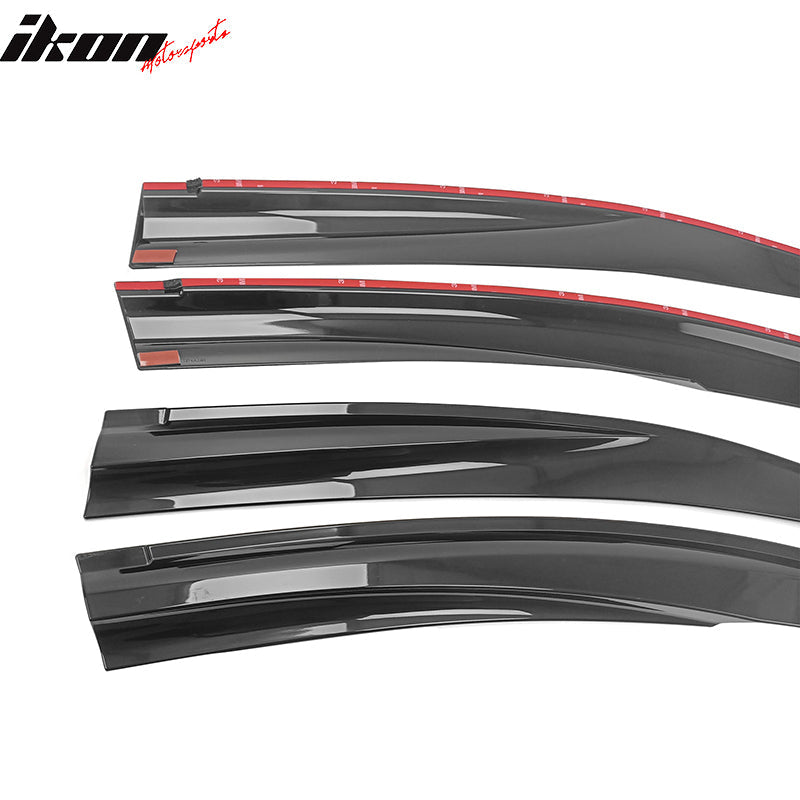 2022-2025 Subaru WRX 5th Mugen Style Window Visor Rain Wind Guard Vent