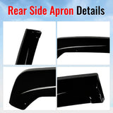 2022-2026 Subaru WRX STI Style Rear Bumper Lip Aprons Gloss Black ABS