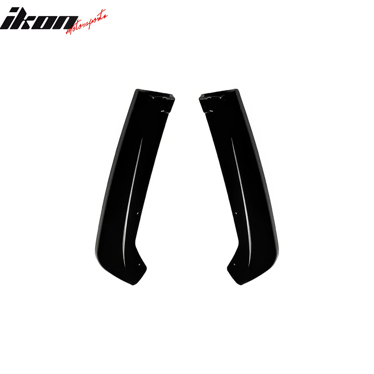 2022-2026 Subaru WRX STI Style Rear Bumper Lip Aprons Gloss Black ABS