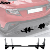 2022-2026 Subaru WRX IKON Style Rear Diffuser Lip Gloss Black ABS