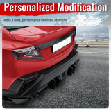 2022-2026 Subaru WRX IKON Style Rear Diffuser Lip Gloss Black ABS