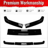 Rear Diffuser Lip for Subaru WRX 2022-2026 STI Style Gloss Black ABS 3PCS