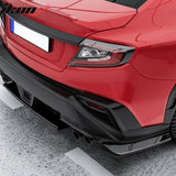 Rear Diffuser Lip for Subaru WRX 2022-2026 STI Style Gloss Black ABS 3PCS