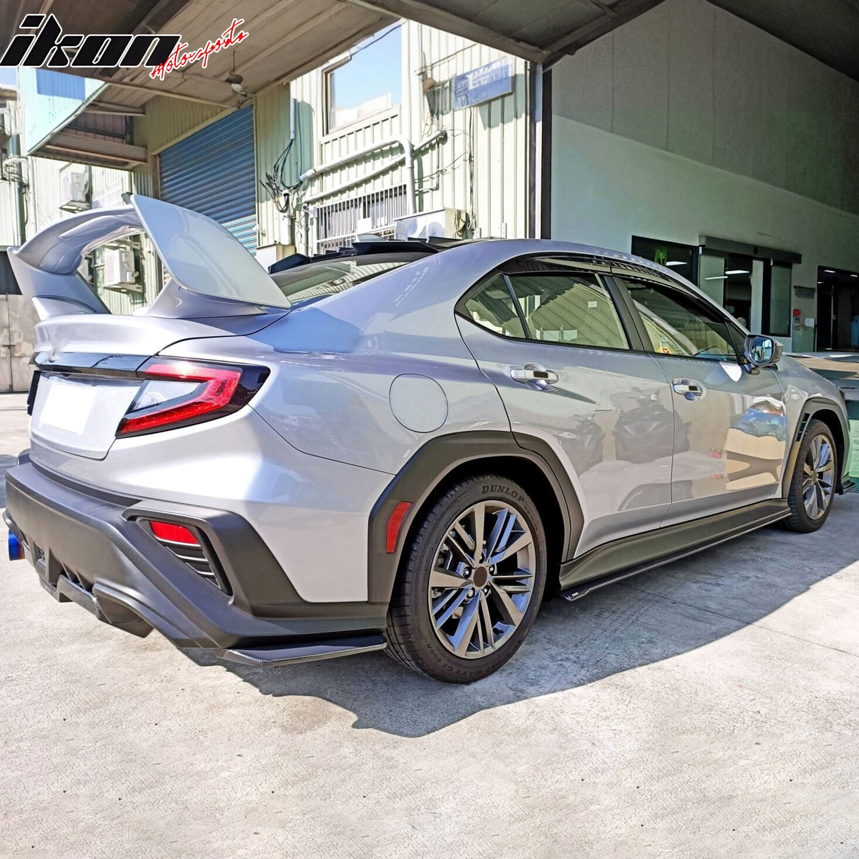 2022-2025 Subaru WRX Unpainted Side Skirts Extension Rocker Panel Pair