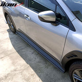 2022-2025 Subaru WRX Unpainted Side Skirts Extension Rocker Panel Pair