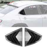 2022-2025 Subaru WRX Carbon Fiber Print IKON Side Window Louvers ABS