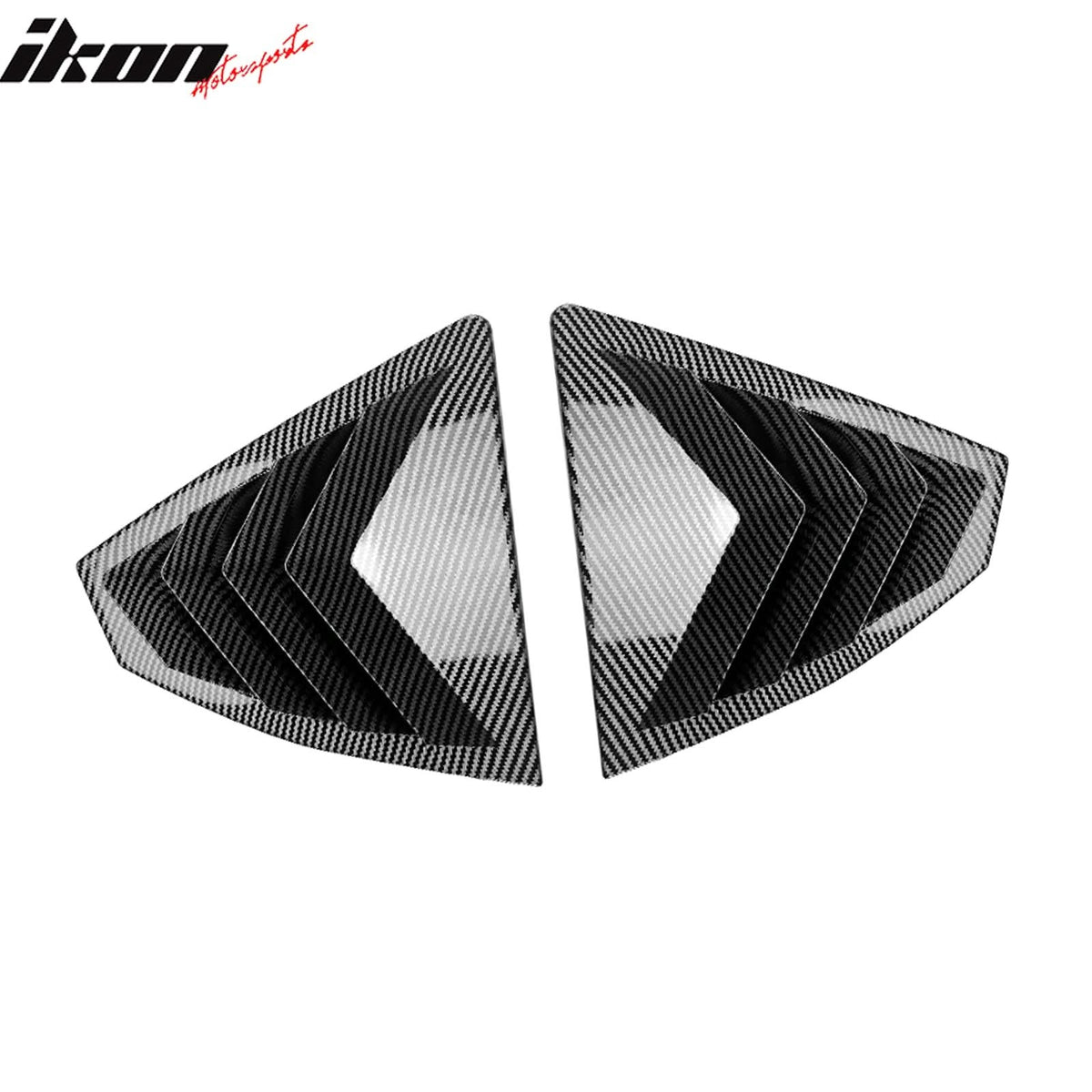 2022-2025 Subaru WRX Carbon Fiber Print IKON Side Window Louvers ABS