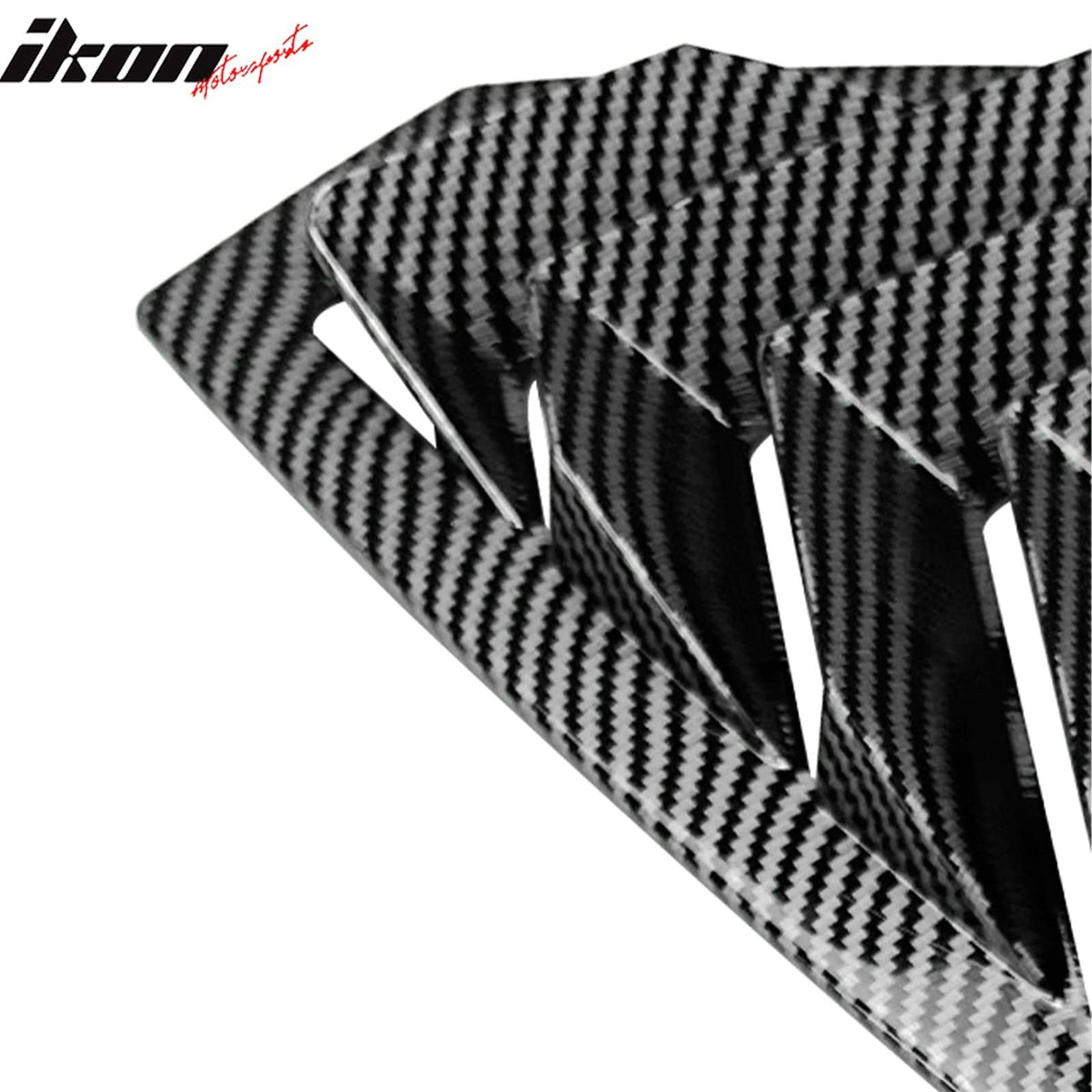 2022-2025 Subaru WRX Carbon Fiber Print IKON Side Window Louvers ABS