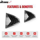 2022-2025 Subaru WRX Carbon Fiber Print IKON Side Window Louvers ABS
