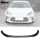 2022-2025 Toyota GR86 IKON V7 Style Front Bumper Lip Matte Black ABS